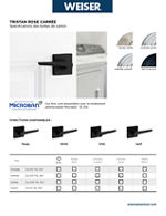 Thumbnail for Literature PDF Weiser Spec Sheet TRISTAN SQT Lever FR